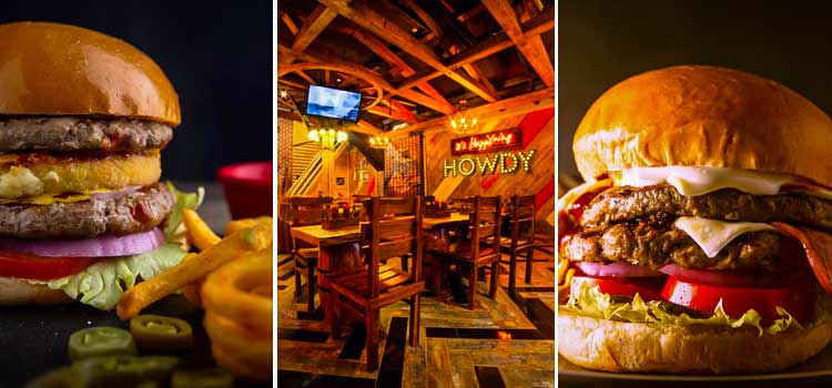 howdy rooftop is the top  burger restaurant in lahore 